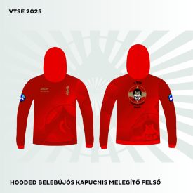   VTSE EGYESÜLETI PREMIER SLIM HOODED unisex belebújós  kapucnis melegítő felső utazó 