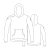 ZICCER PREMIER SLIM HOODED unisex belebújós  kapucnis melegítő felső utazó