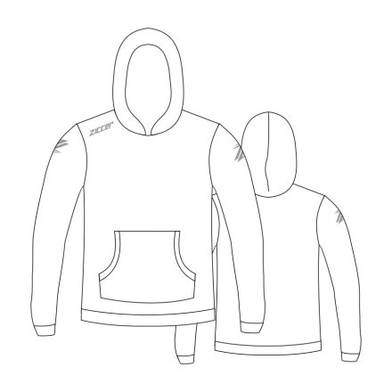 ZICCER AMAZON WOMEN HOODED női belebújós  kapucnis melegítő felső utazó 