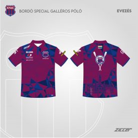 GYAC-Evezés utazó galléros póló bordó