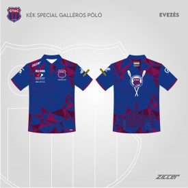GYAC-Evezés utazó galléros póló kék