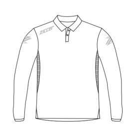   ZICCER SPECIAL LS galléros szublimált hosszú ujjú férfi póló CREATIVE DESIGN
