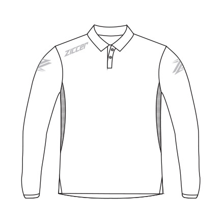 ZICCER SPECIAL LS galléros szublimált hosszú ujjú férfi póló CREATIVE DESIGN