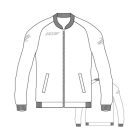  ZICCER WIMBLEDON UNISEX melegítő felső CREATIVE DESIGN