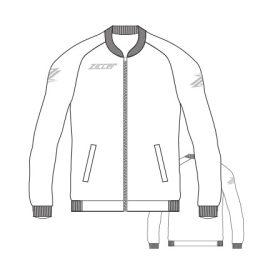  ZICCER WIMBLEDON UNISEX melegítő felső CREATIVE DESIGN