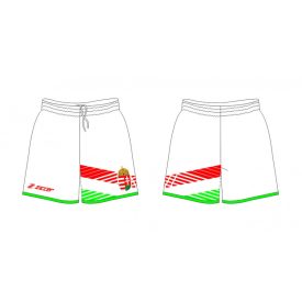 Magyar Trikolór Unisex rövidnadrág fehér